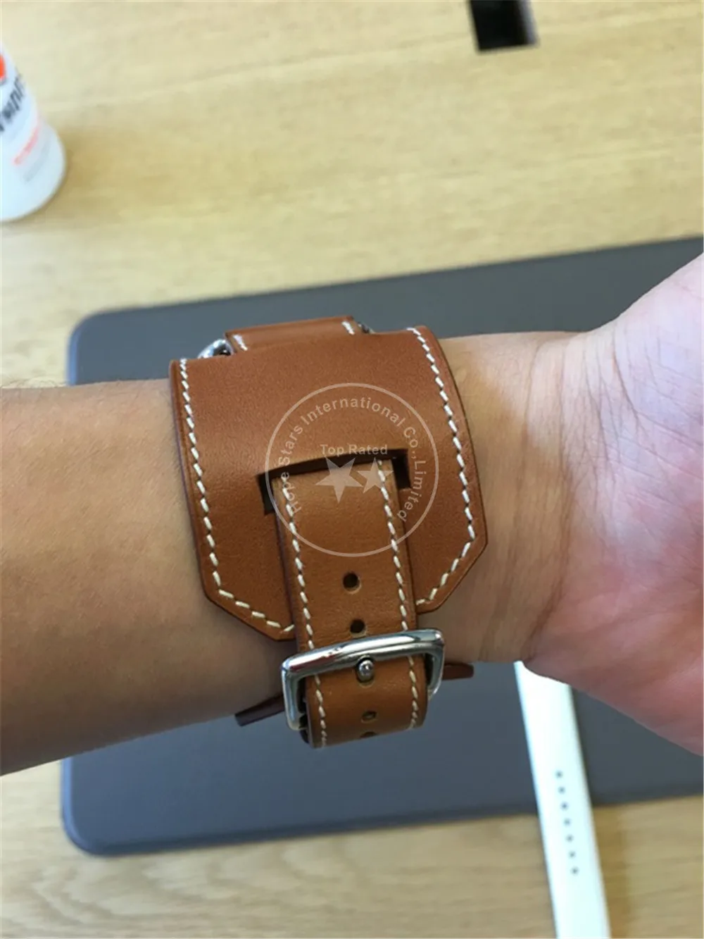 Новое поступление ремешок из натуральной кожи для Apple Watch Series 4 3 2 1 совместим с 44 мм