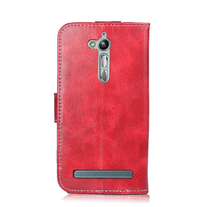 Брендовый чехол J & R для Asus Zenfone Go ZB500KL кожаный бумажник откидная крышка ZB500kl 5 0
