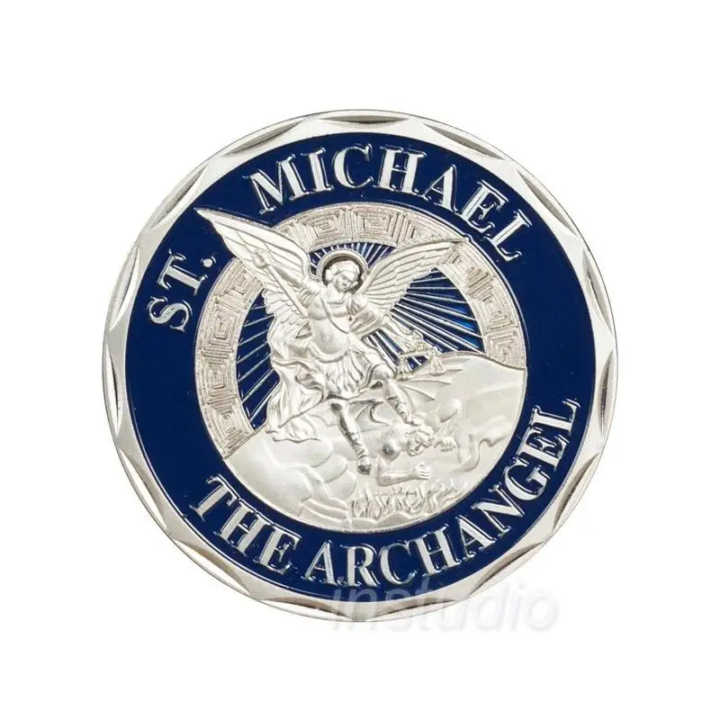 US Challenge Coin св. Майкла Архангела ВВС США полиция безопасности памятная