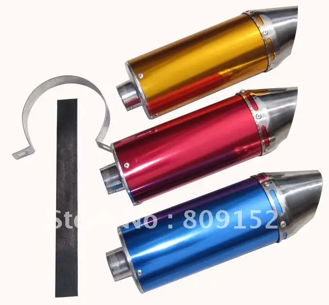 Выхлопная труба в стиле гоночного велосипеда для кроссового велосипеда/питбайка