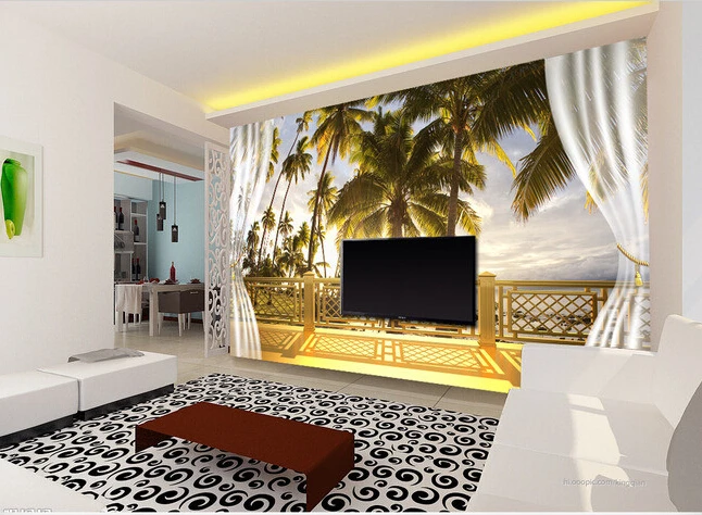 Настенные 3D-обои с пейзажем на заказ настенные фоновые водонепроницаемые обои