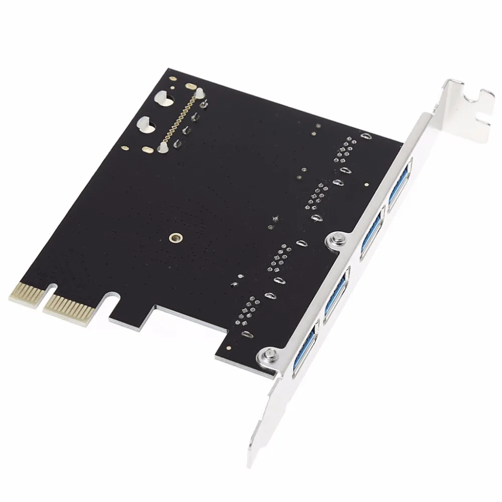 Адаптер расширения PCI E для концентратора USB 3 0 с 4 портами Express скорость 5 Гбит/с
