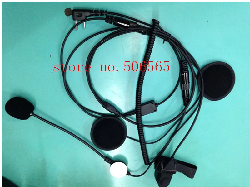 Мотоциклетные наушники для шлема с разъемом K 2 штыря kenwood baofeng BFUV5R BF888S tyt quansheng puxing