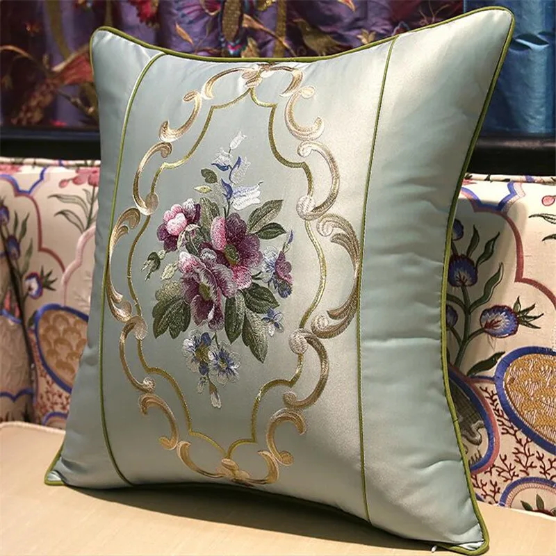 Бесплатная доставка пятно Подушка с внутренним размером 45*45 см вышивкой в