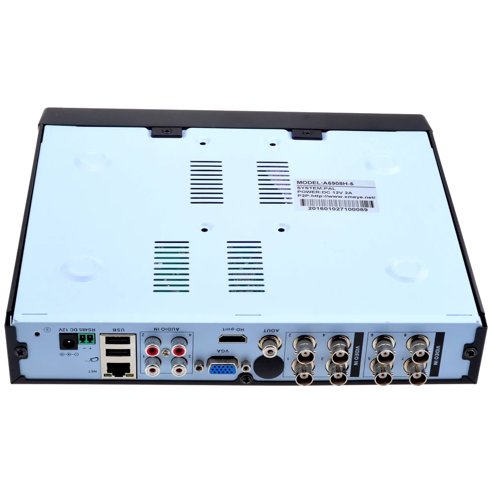 Сетевой видеорегистратор AZISHN 5 в 1 4 М/4 канала AHD VGA HDMI UTC XVR RS485 P2P для AHD/TVI/CVI/CVBS/IP |