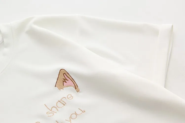 

Sweet Girl Tops New Arrival Cute T-shirt for Girls Irregular T-shirts