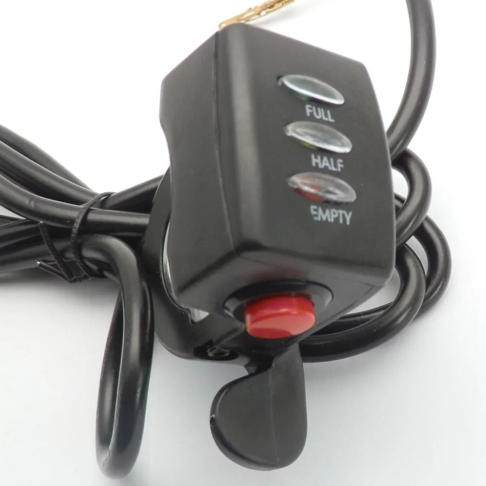 24 В 36 48 Твист дроссельной заслонки большой контроль с дисплеем мощности для