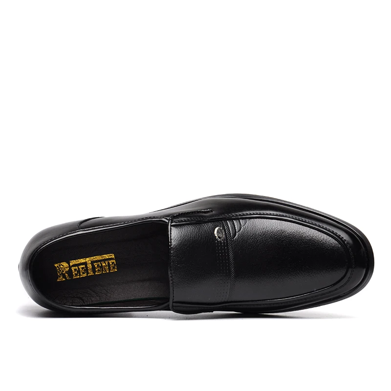 REETENE/модные модельные мужские туфли без шнуровки Новинка 2017 года классические
