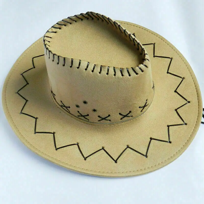2019 New Fashion Men Women Western Cowboy Cowgirl Hat Retro Panama Sunhat Crimping Cap | Аксессуары для одежды