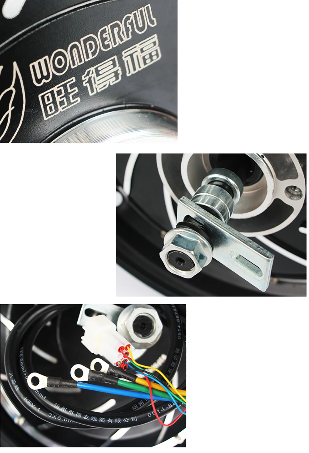 

12 Inch 60v 72v 84V 96v Hub Motor 1000-3000W Hub Motor For Electric Motorcycle DIY Green Car DIY Electric Motorcycle Motor Ebike