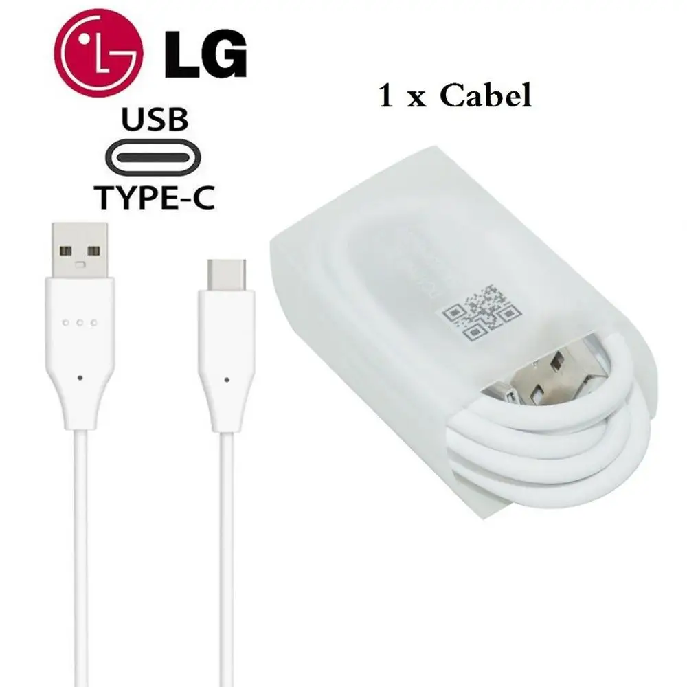 1TYPE-C CABEL LG G5, штепсельная вилка США, быстрое дорожное настенное зарядное устройство с usb-кабелем type C для LG G5 V30 V20 G6 F800 F700 H860N H990N MCS-H05WD - Тип штекера: 1TYPE-C CABEL