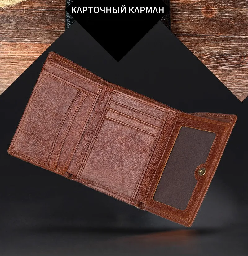 Cowather мужчины кошелек Топ Корова Натуральная кожа высокого качества мужской кошелек антимагнитных кошельки для мужчин мужской моды биржа кошельки 8187