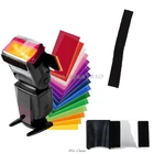 SIV 12 цветов гелевый фильтр Рассеиватель Вспышки софтбокс студийный световой фильтр для камеры