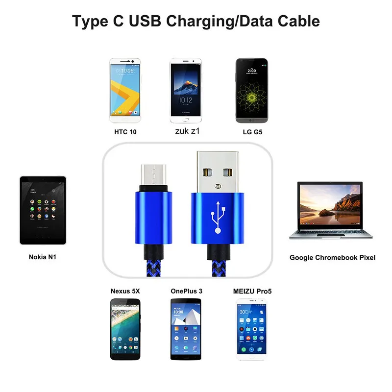 USB 3.1 Type C charger cable for huawei mate 20 lite pro nova 4 3 3e wire samsung galaxy a9 a8 2018 s9 s8 s10 plus | Мобильные