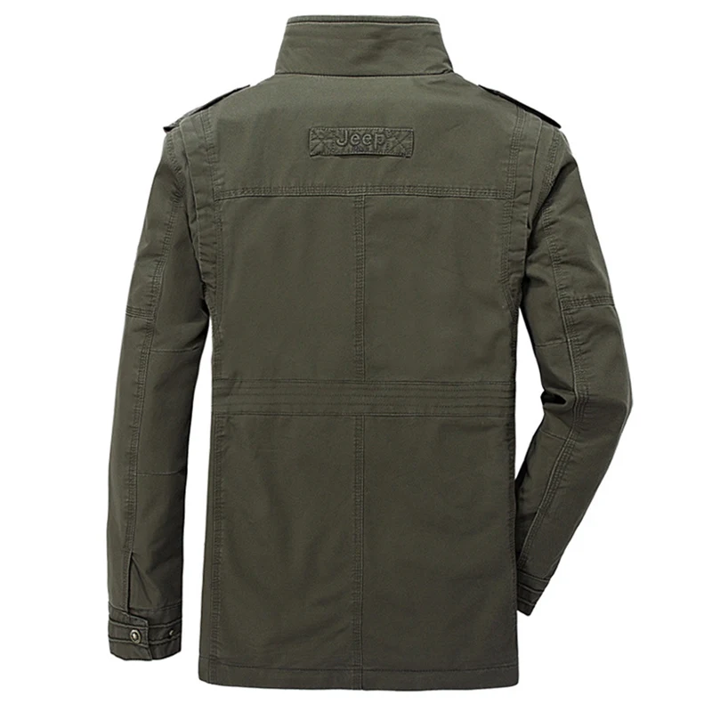 Осенняя Новинка мужские куртки однотонные на молнии стоячий воротник обычная