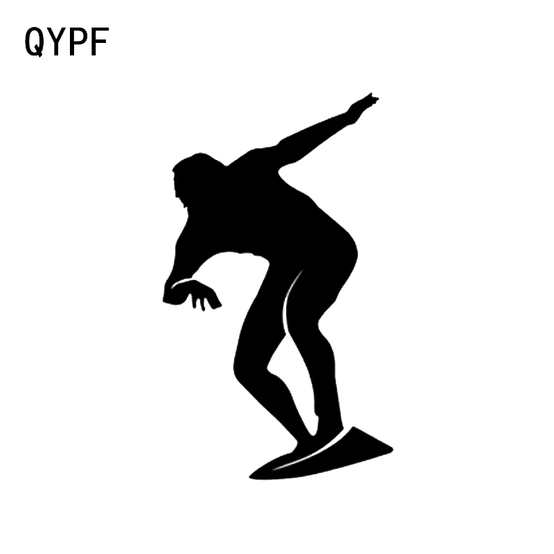 QYPF 8 3*14 см Крутой Серфер украшение автомобиля Стайлинг стикер винил серфинг