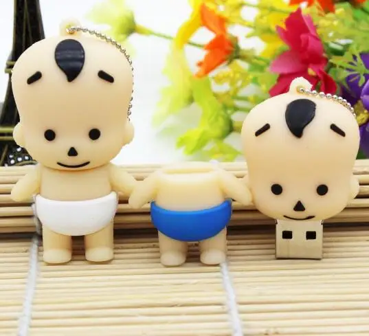 Горячие продажи USB Flash Drive8GB 16 ГБ 32 ГБ 64 ГБ флешки Новые Симпатичные Силиконовые улыбка детская одежда с рисунком из мультфильма тема USB Творческий ручка U диск