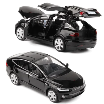 Модель X Tesla 1:32 модель S из сплава автомобиля литой игрушечный автомобиль