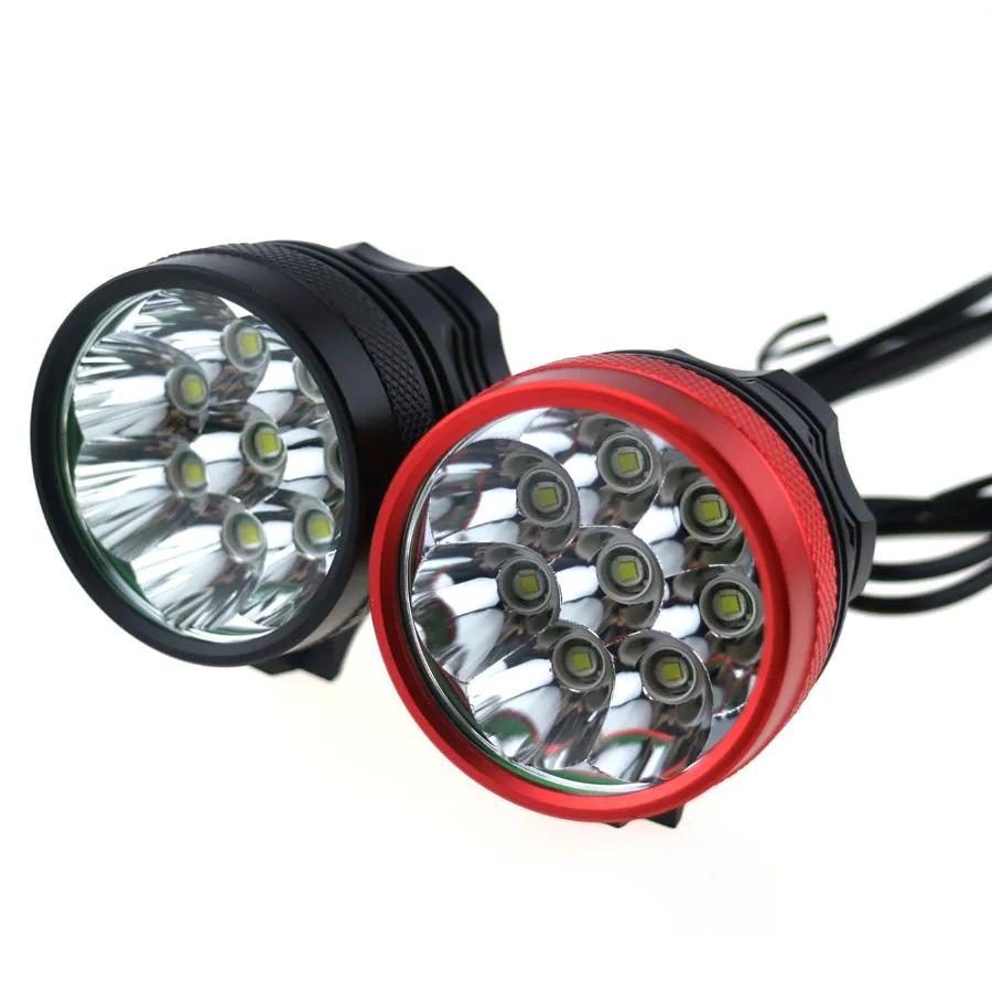 12000 люмен 8T6 велосипедная фара для велосипеда 8x Cree XM-L T6 Велоспорт Шлем фара+ 18650 Батарея упаковке с открытыми порами+ Зарядное устройство