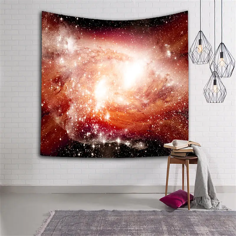 Psychedelic Galaxy Космический настенный гобелен пледы ковер одеяло Кемпинг палатка