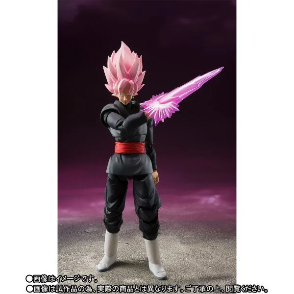 Аниме HKXZM 16 см SHF драконий шар Супер Saiyan розовая Гоку черная Zamasu ПВХ экшн-фигурка