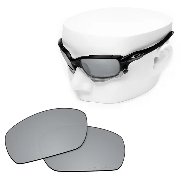 Silver Mirror OOWLIT Анти-Царапины Сменные линзы для-Oakley Jawbone травления поляризованных солнцезащитных очков - Цвет линз: Silver Mirror