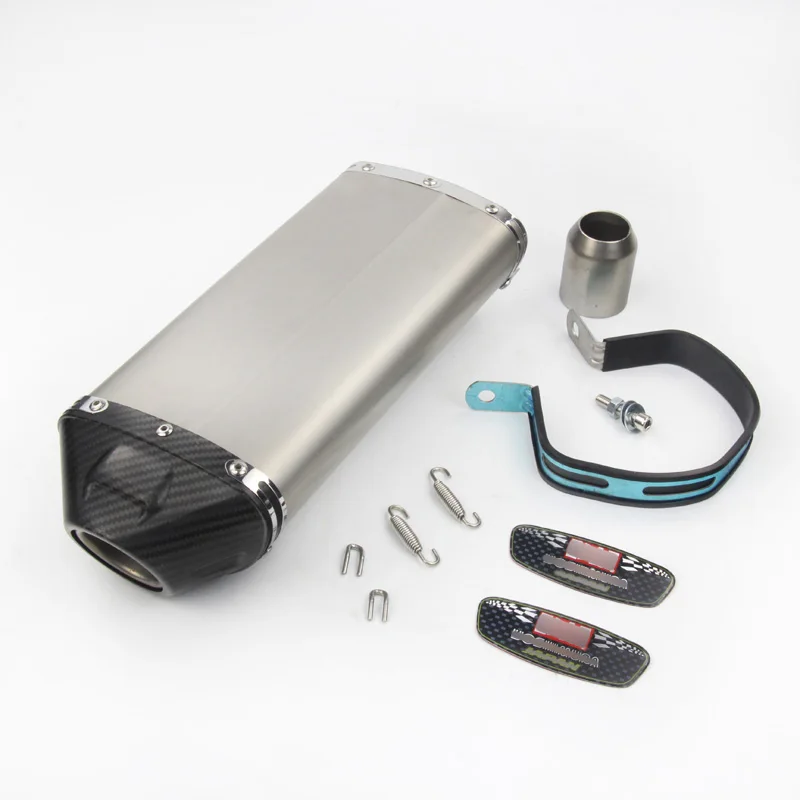 Глушитель выхлопной трубы из углеродного волокна модифицированный наконечник