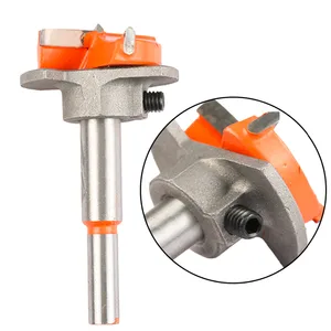 Деревообрабатывающий инструмент для сверления отверстий 35 мм твердосплавное сверло сверлильный инструмент случайный цвет фрезы.