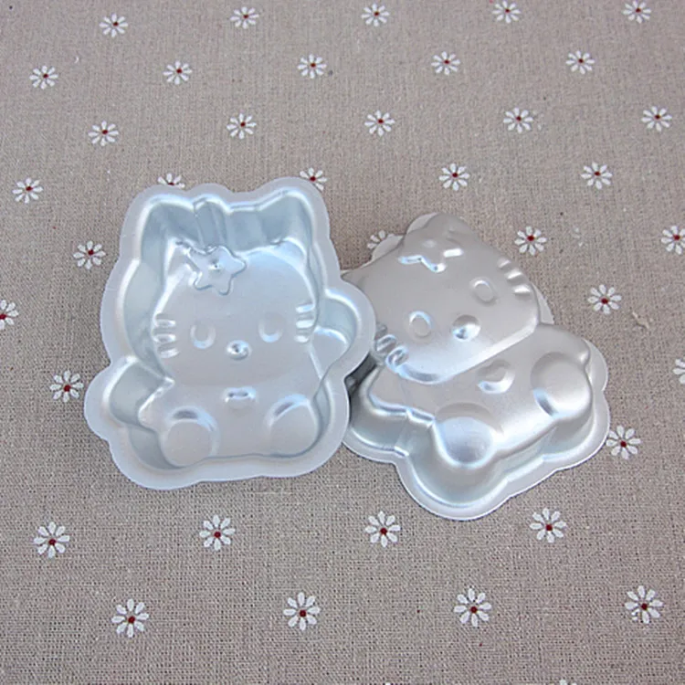 1 шт. hello kitty для мини-кекса пирога съемная нижняя форма пудинга DIY Форма выпечки