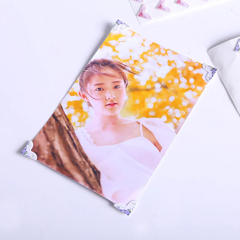 1 лист (24 шт.) набор цветочных украшений бумажная наклейка для фотографий наклейки