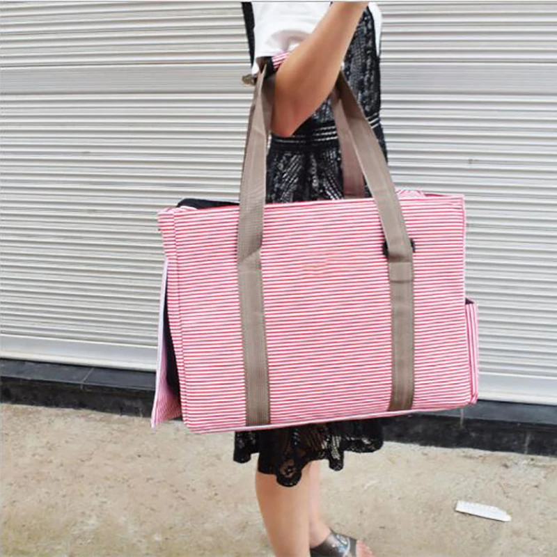 

Venxuis Outdoor Sport Pet Shoulder Carry Bag Cozy Pet Handbag Dog Carrier Bag Strip Print Pet Dog Travel Carrier Bag