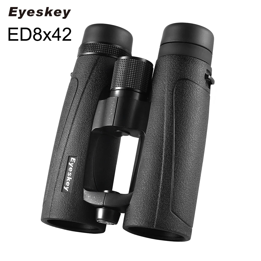 ED Стекло 8X42 Eyeskey черный водонепроницаемый бинокль Bak4 Призма Оптика Кемпинг Охота мощный бинокль