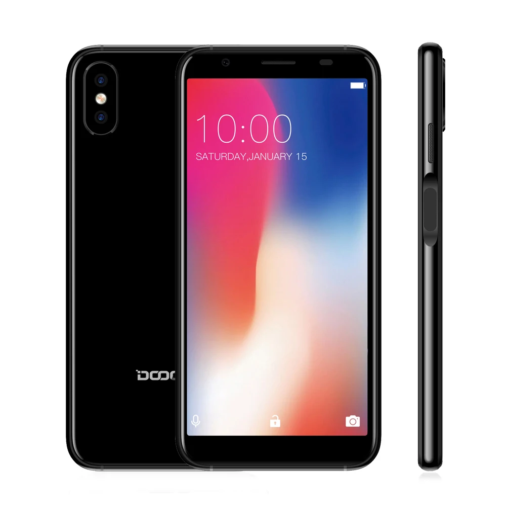 DOOGEE X55 смартфон 4 ядра Android 7 0 сотовый телефон с функцией отпечатка пальца ID 5