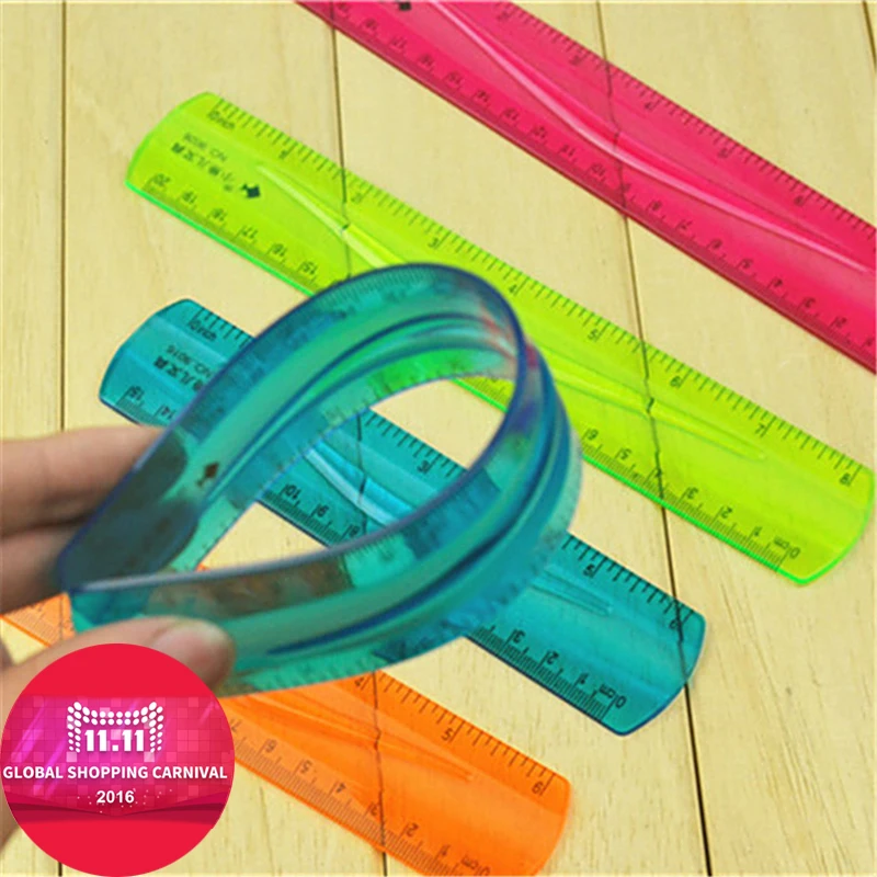 

Soft ruler scale stationery primary school students in the prize gift flexible
