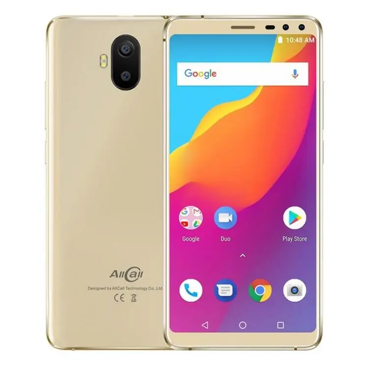 Allcall S1 8MP четырьмя камерами MTK6580 четырехъядерный Android 8 1 мобильный телефон 5 &quot18:9