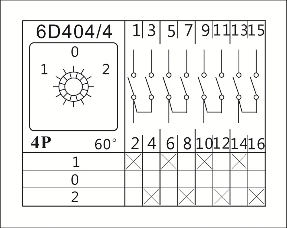 25A кулачковый переключатель 1 0 2 4 полюса 16 терминалов|terminal switch|terminator |