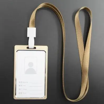 Металлический держатель для идентификационных карточек 1 шт. карт этикетка в