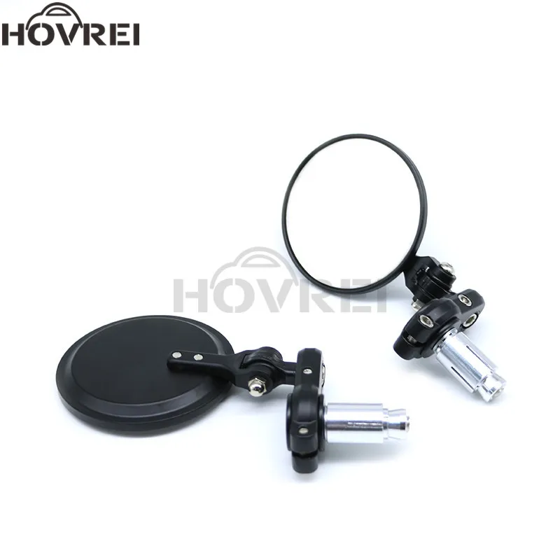 Universal Motorcycle mirros Aluminum 22mm Handle Bar End Foldable Rearview mirror Side mirrors FOR DUCATI Cafe Racer honda |