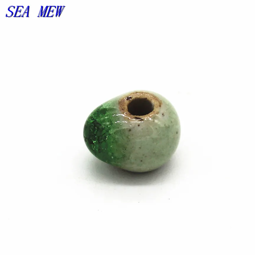 SEA MEW 20 шт. 10 мм * 12 лед трещины капли бусины фотоэлемент ручной работы для