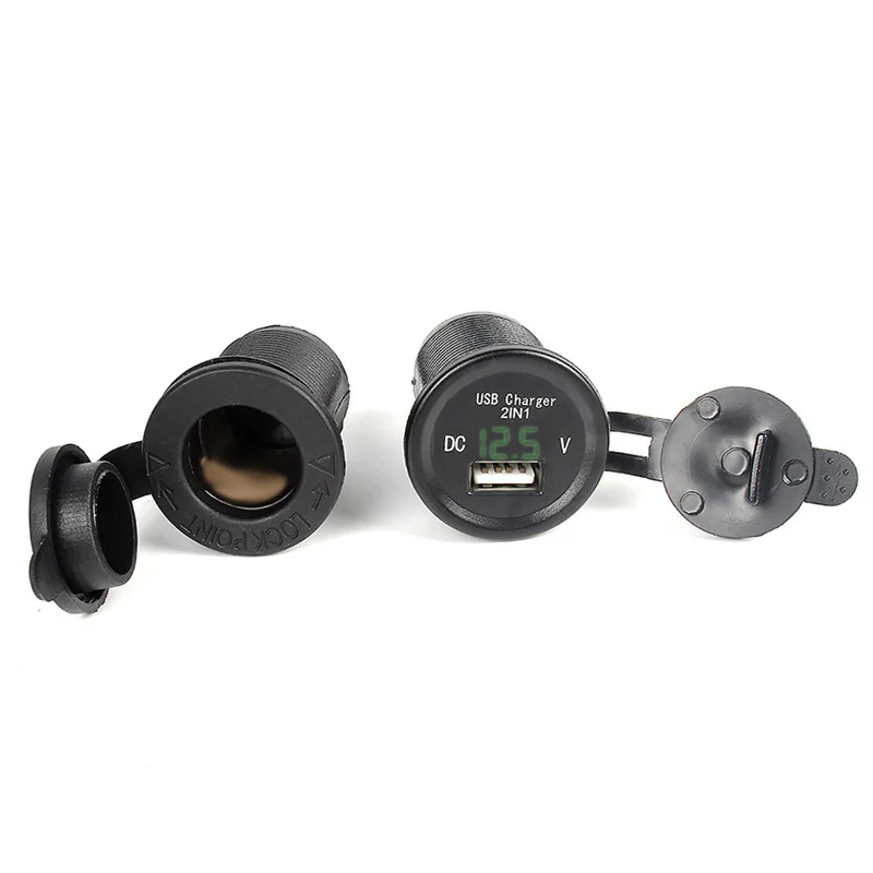 Зарядное устройство для мотоцикла и автомобиля с USB-разъемом 5 А 12 В 24 | Автомобили