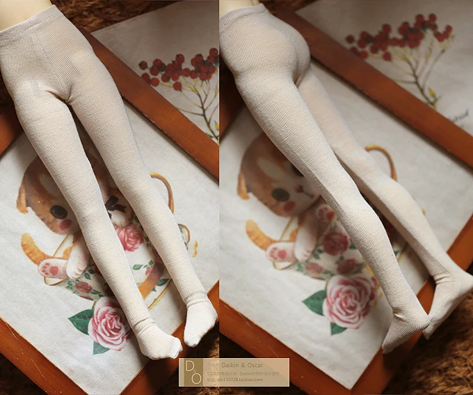 Аксессуары для куклы bjd, кукольный носок для 1/3, 1/4, 1/6, 1/8, 1/12, 12 дюймов, носки в полоску для куклы, хлопковые колготки