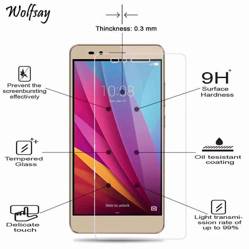 Мини-защита экрана P9 Lite для стекла Huawei мини-закаленное стекло мини-стеклянная