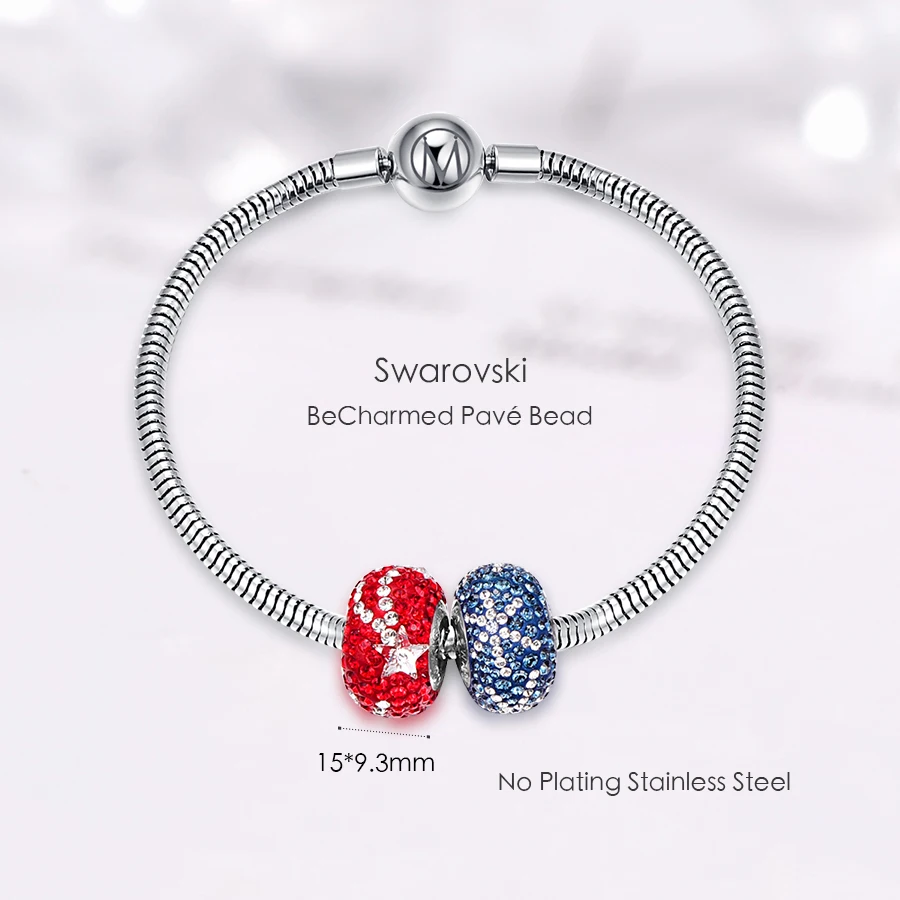 Кристаллами от Swarovski двусторонний ударительный Морская звезда бусины на заказ