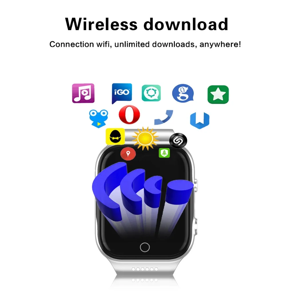 Смарт-часы 3g Relogio Inteligente с sim-картой, gps, поддержка Bluetooth 4,0, камера, MP3, MP4 плеер, умные часы для iOS, Android