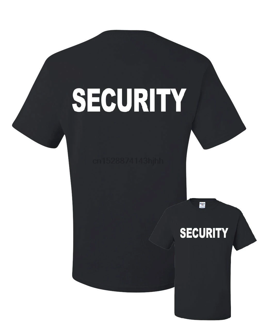 Охранная футболка Bouncer Police Event Staff равномерная Guard Новинка 2019 Мужская Свободная