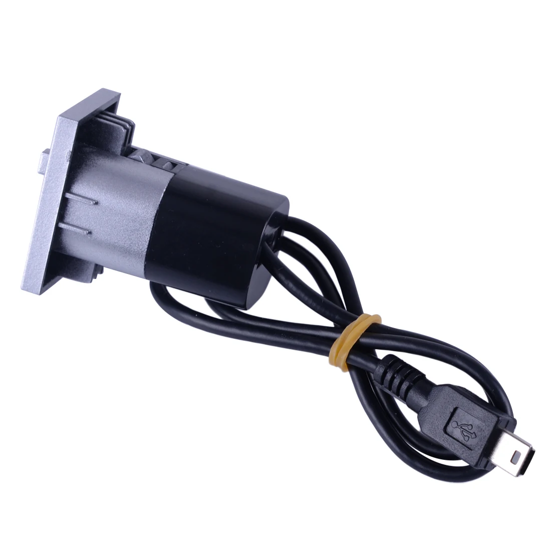 

beler Black/Silver MINI USB Dash Panel Input Connection Module Point MP3 3.5mm Jack Fit for Ford Focus