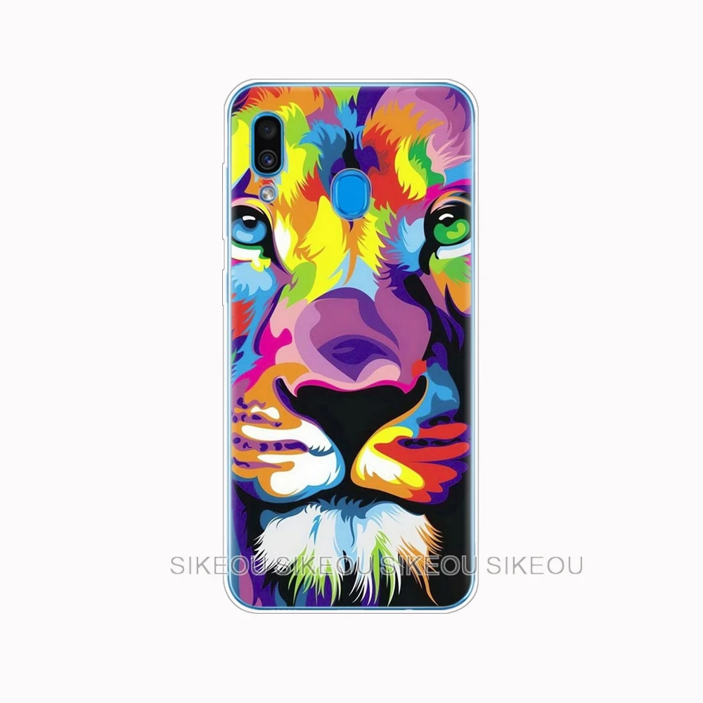 10136 Силиконовый чехол для Samsung Galaxy A50 A10 A30 A30S A40 A70 A 50 бампер для телефона Волк тигр лев леопард медведь - Цвет: 10136