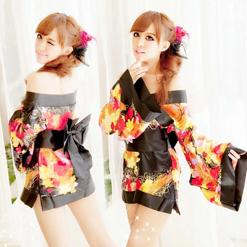 

lenceria Sexy Lingerie Kimono costume dress Babydoll Sleep Wear Nightdress