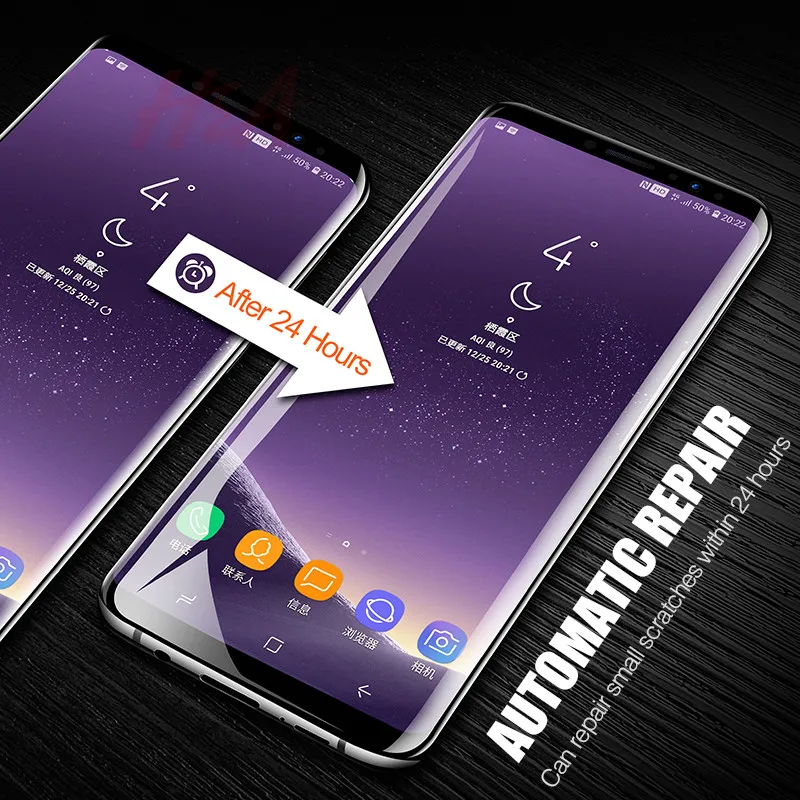 H& 25D полная изогнутый Экран протектор для samsung Galaxy S9 плюс S8 плюс Примечание 8 не закаленное Стекло для samsung S10 плюс S10E фильм