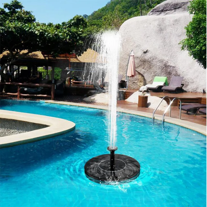 Solar Garden Fountains 7V Fountain Pump Waterfalls Power Bird Powered Water Birdbath | Дом и сад